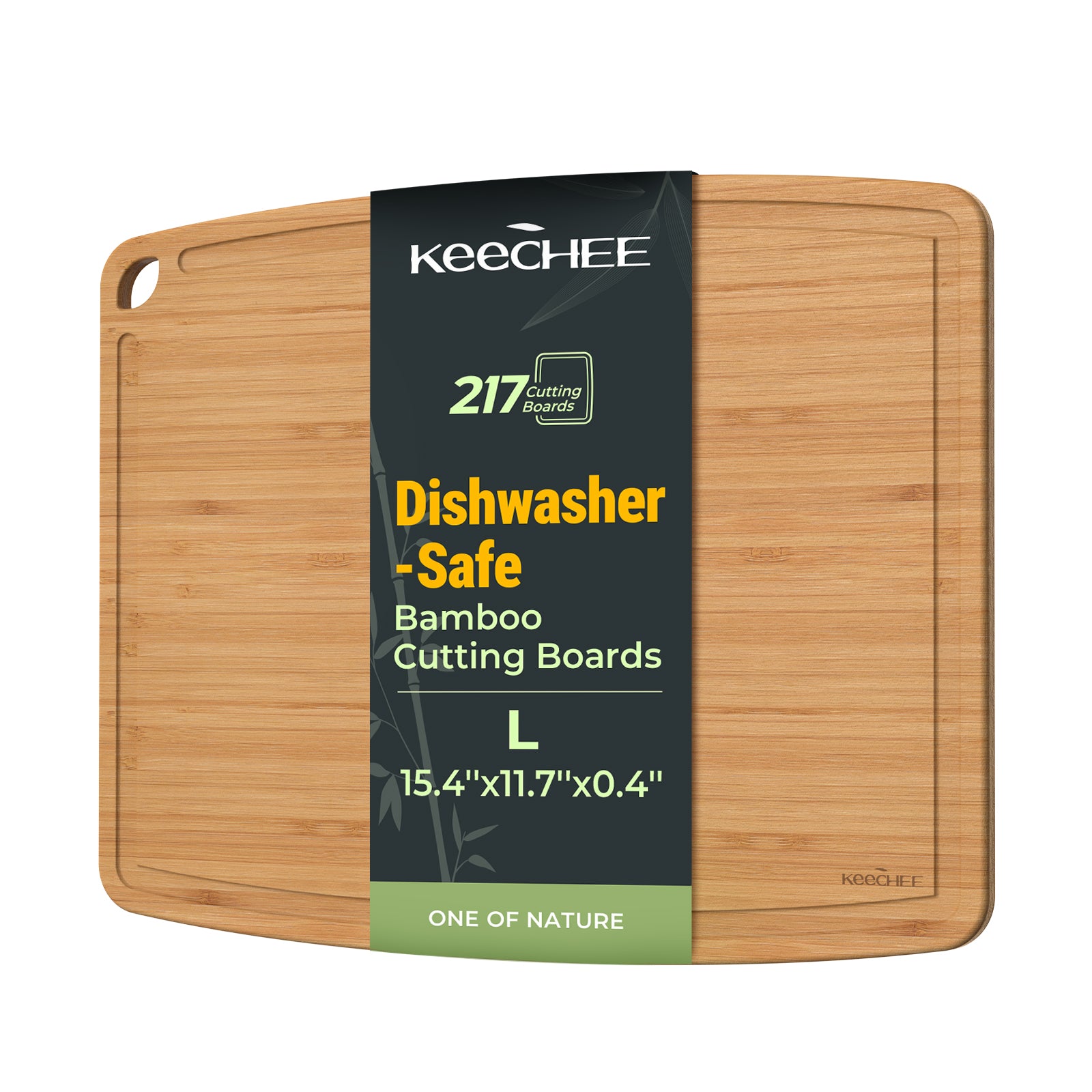 KeeCHEEยฎ Dishwasher Safe Bamboo Cutting Boards