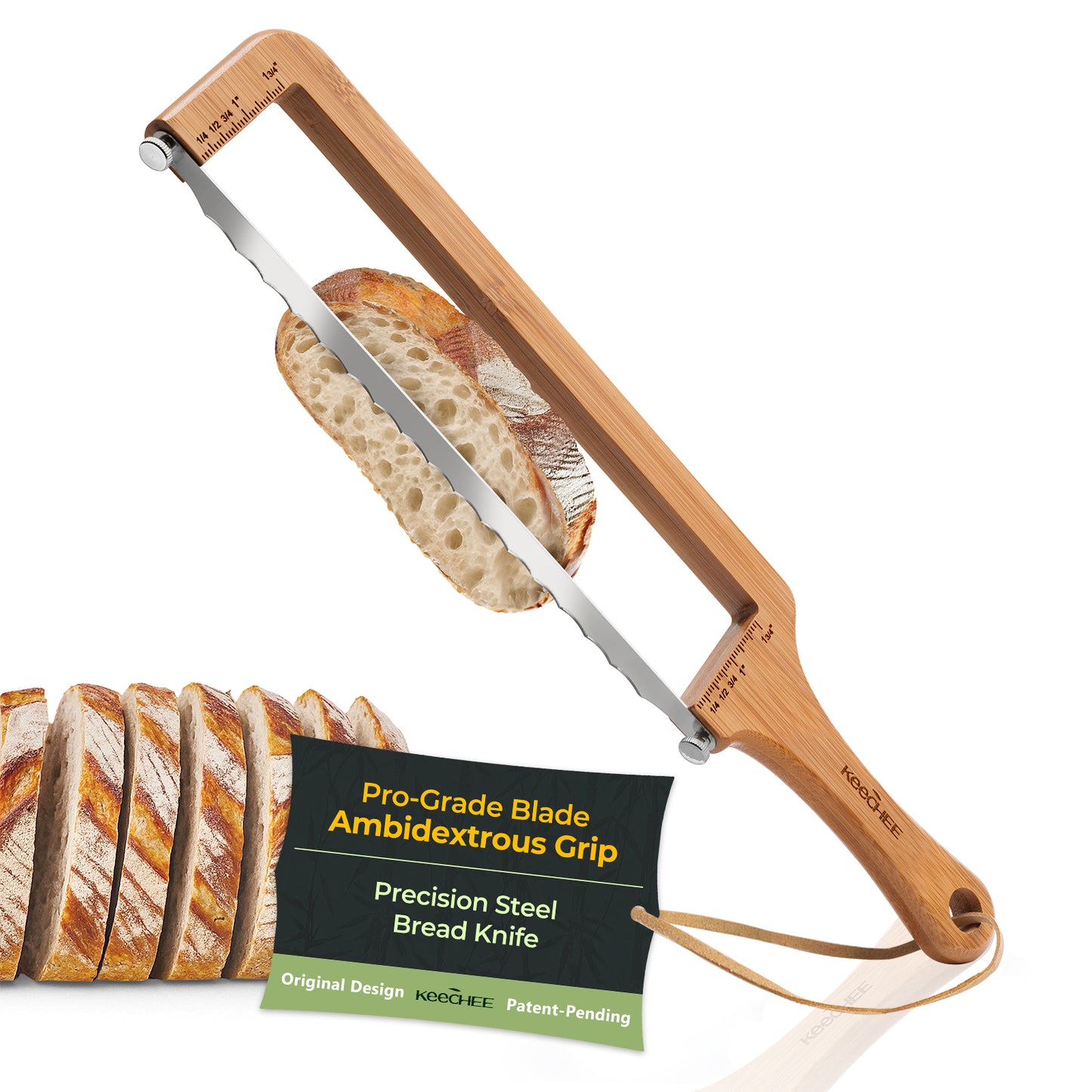 KeeCHEE® Adjustable Bread Slicer for Homemade Bread
