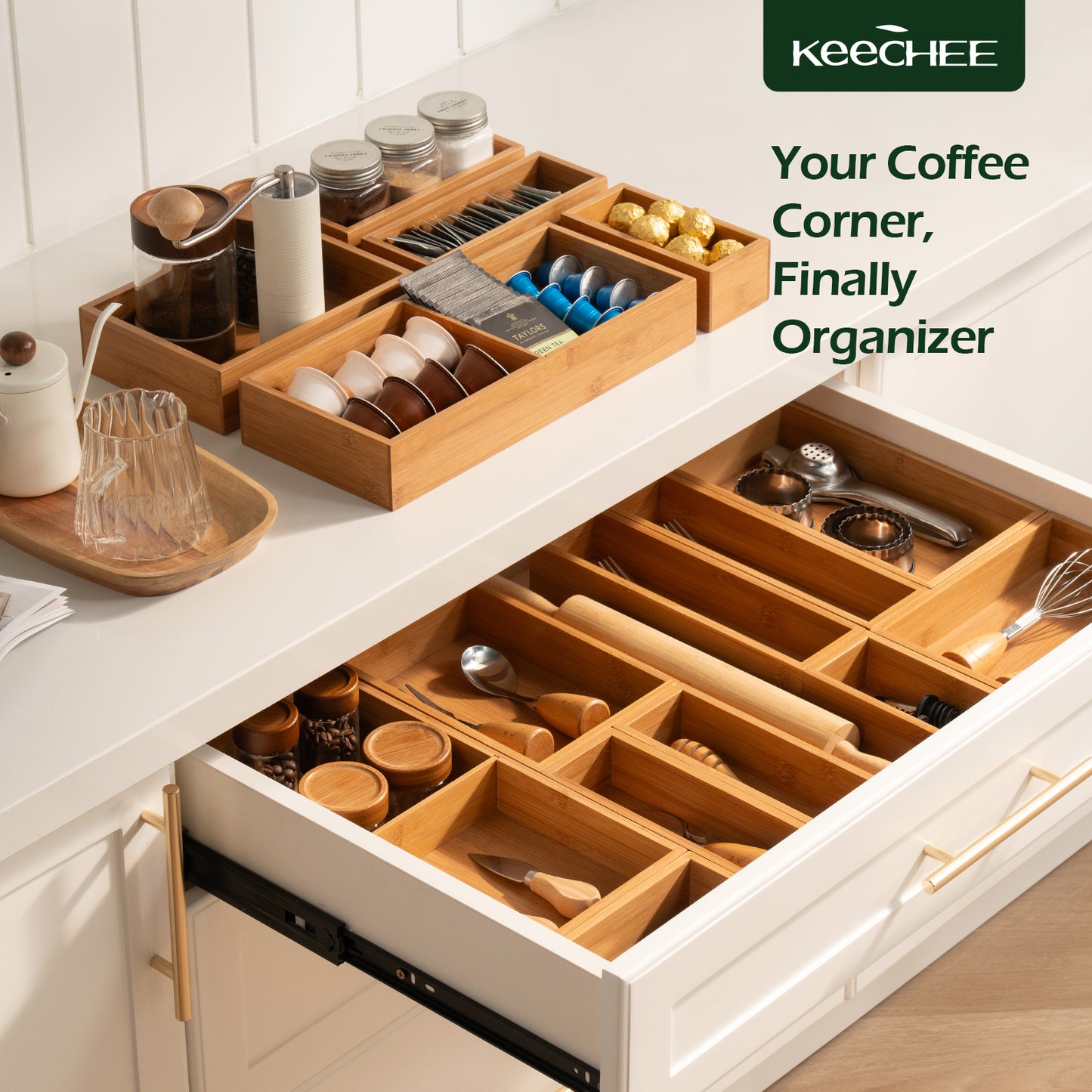 KeeCHEE® 10-Piece Drawer Organizer Set