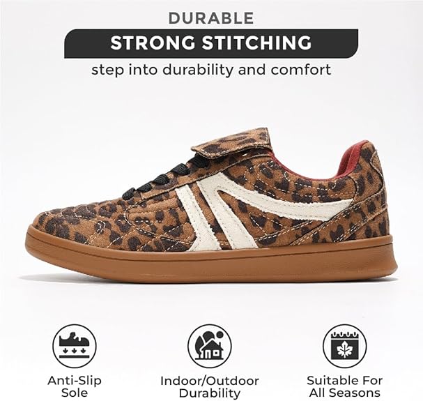 Women Footwear Lace Up Fashion Sneakers - Non-Slip Comfortable Trendy Shoes (Madrid)