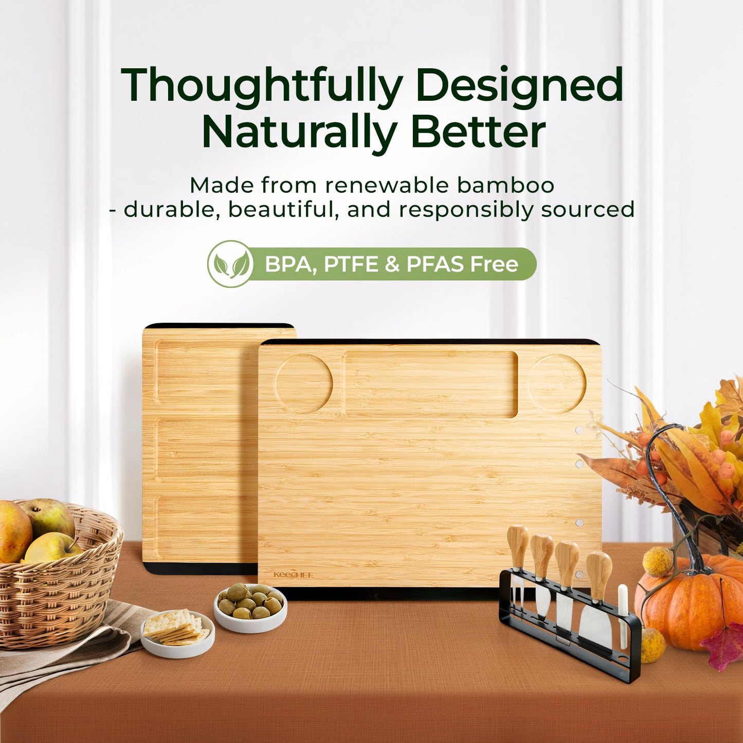 KeeCHEE® Charcuterie Boards Gift Set