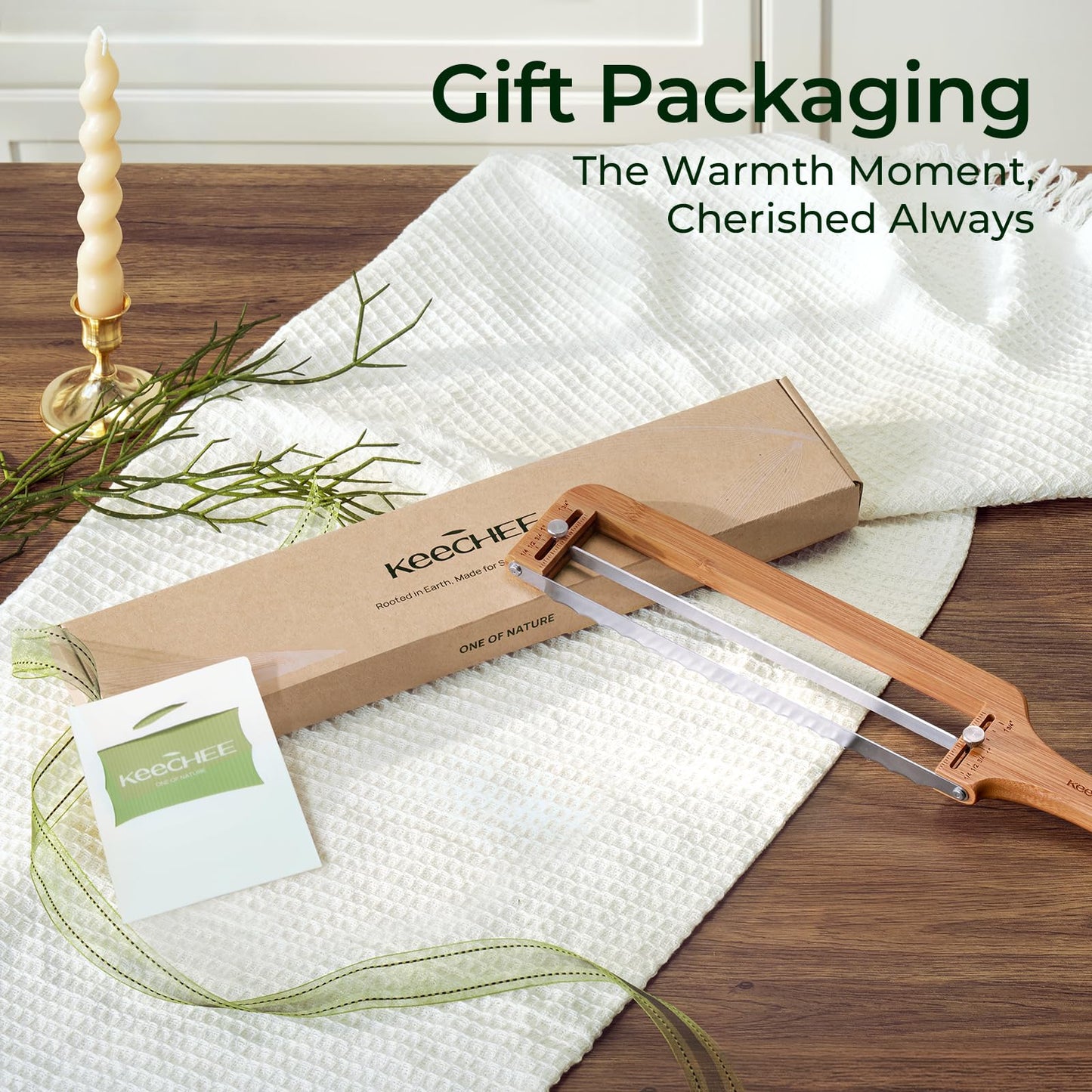 KeeCHEE® verstellbarer Brotschneider für hausgemachtes Brot