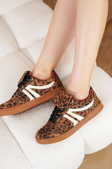 Women Footwear Lace Up Fashion Sneakers - Non-Slip Comfortable Trendy Shoes (Madrid)
