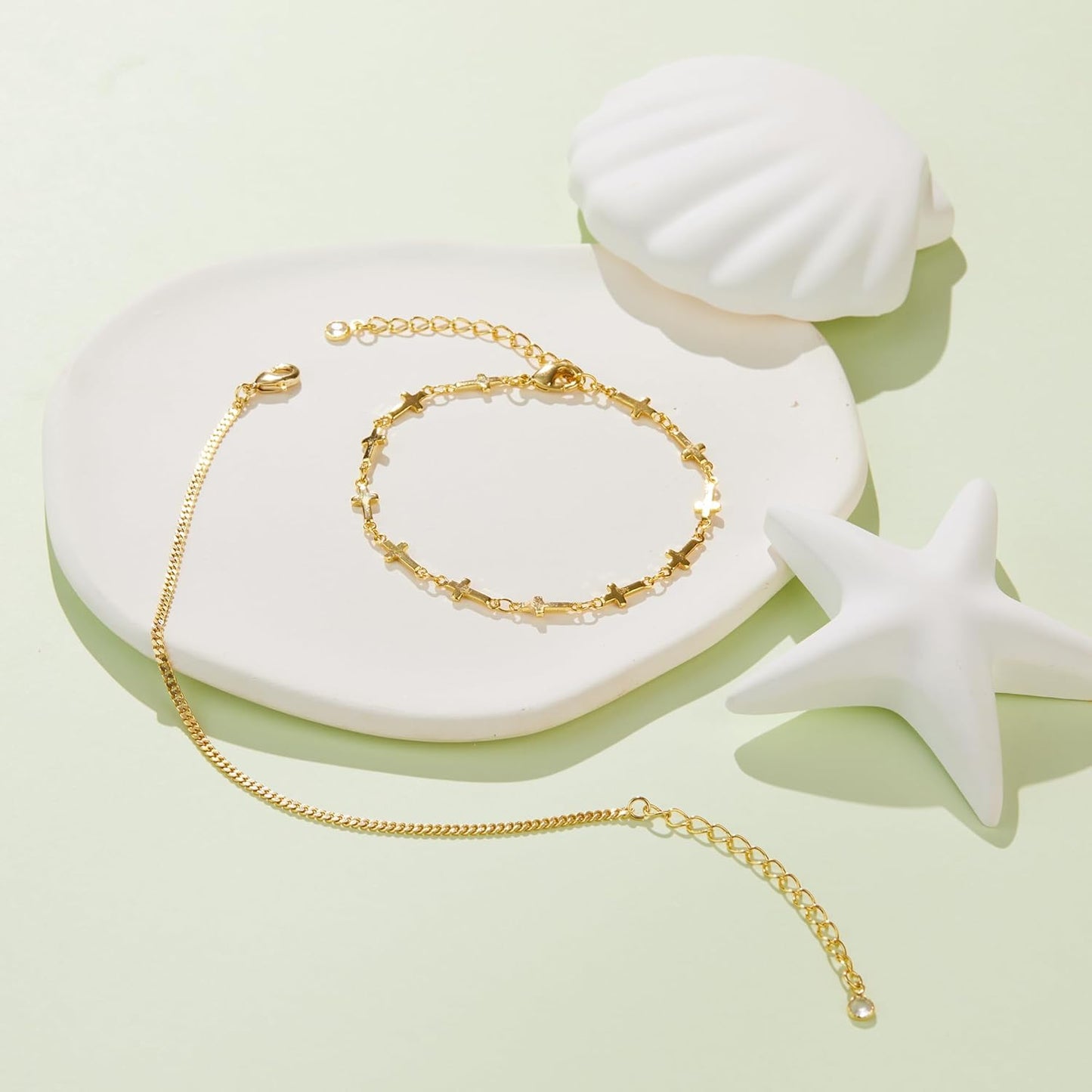 Gold Bracelets for Women,Dainty Bracelets, Gold Stack Silver Jewelry Gifts
