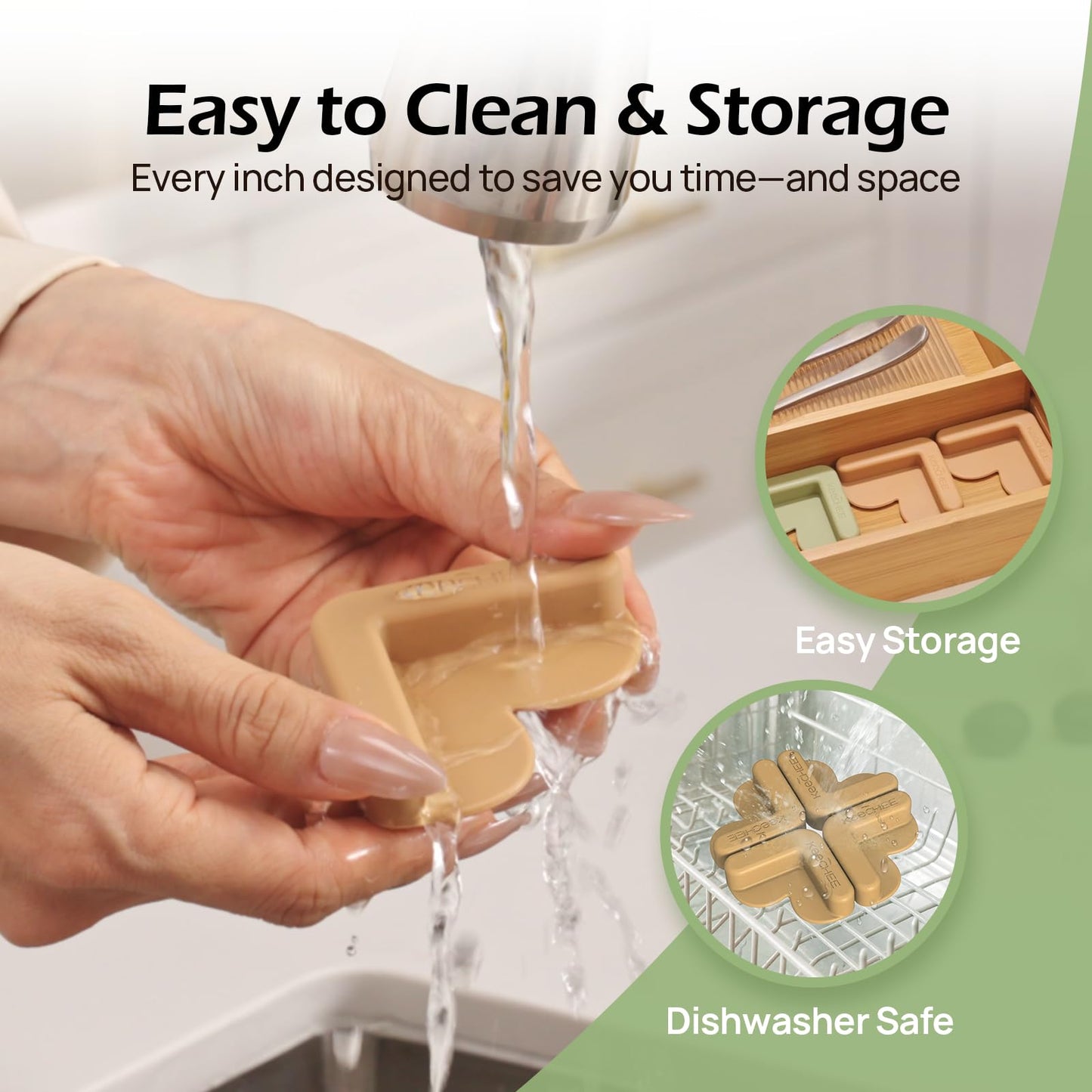 KeeCHEE® Silikon-Anti-Rutsch-Füße für Schneidebrett