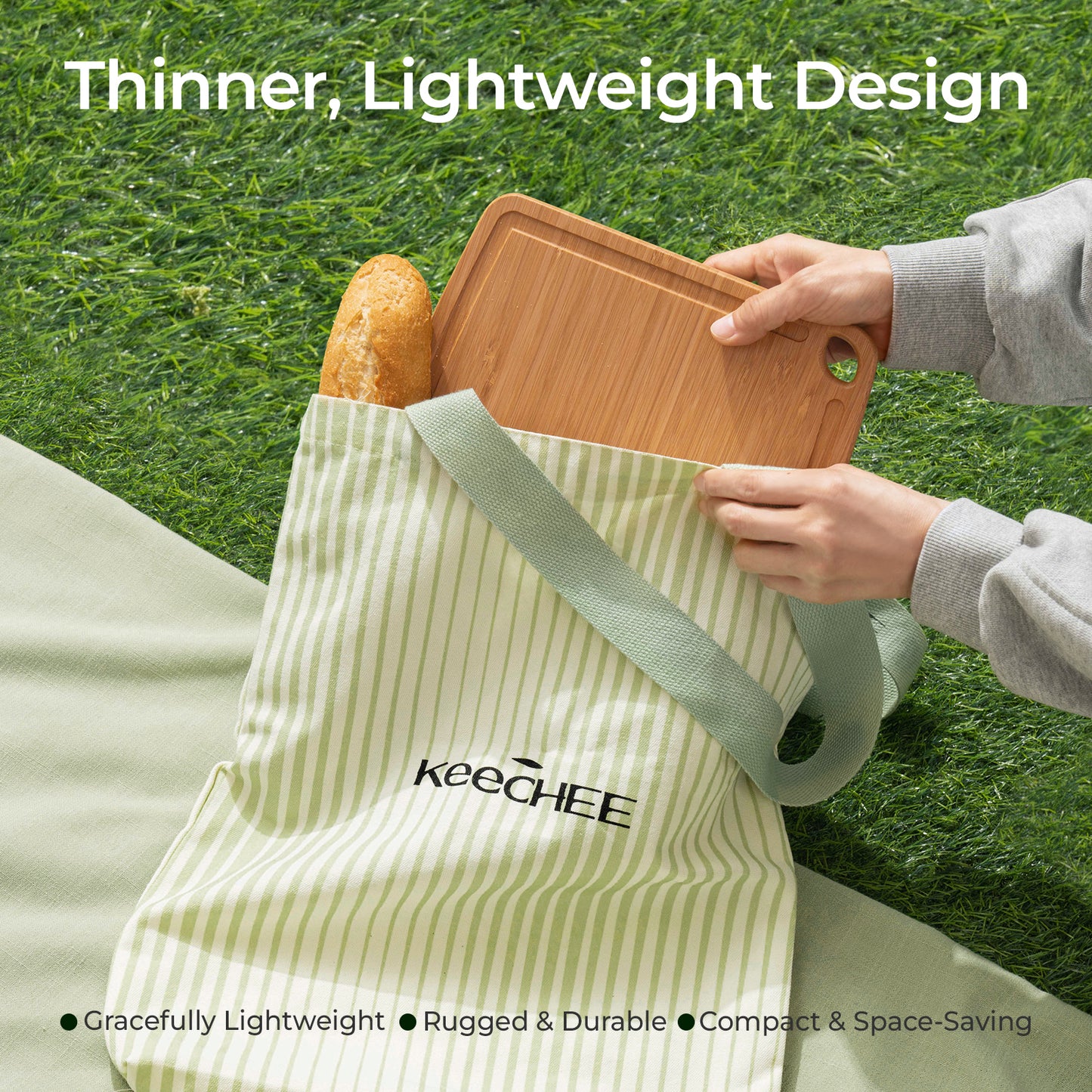 KeeCHEEยฎ Dishwasher Safe Bamboo Cutting Boards