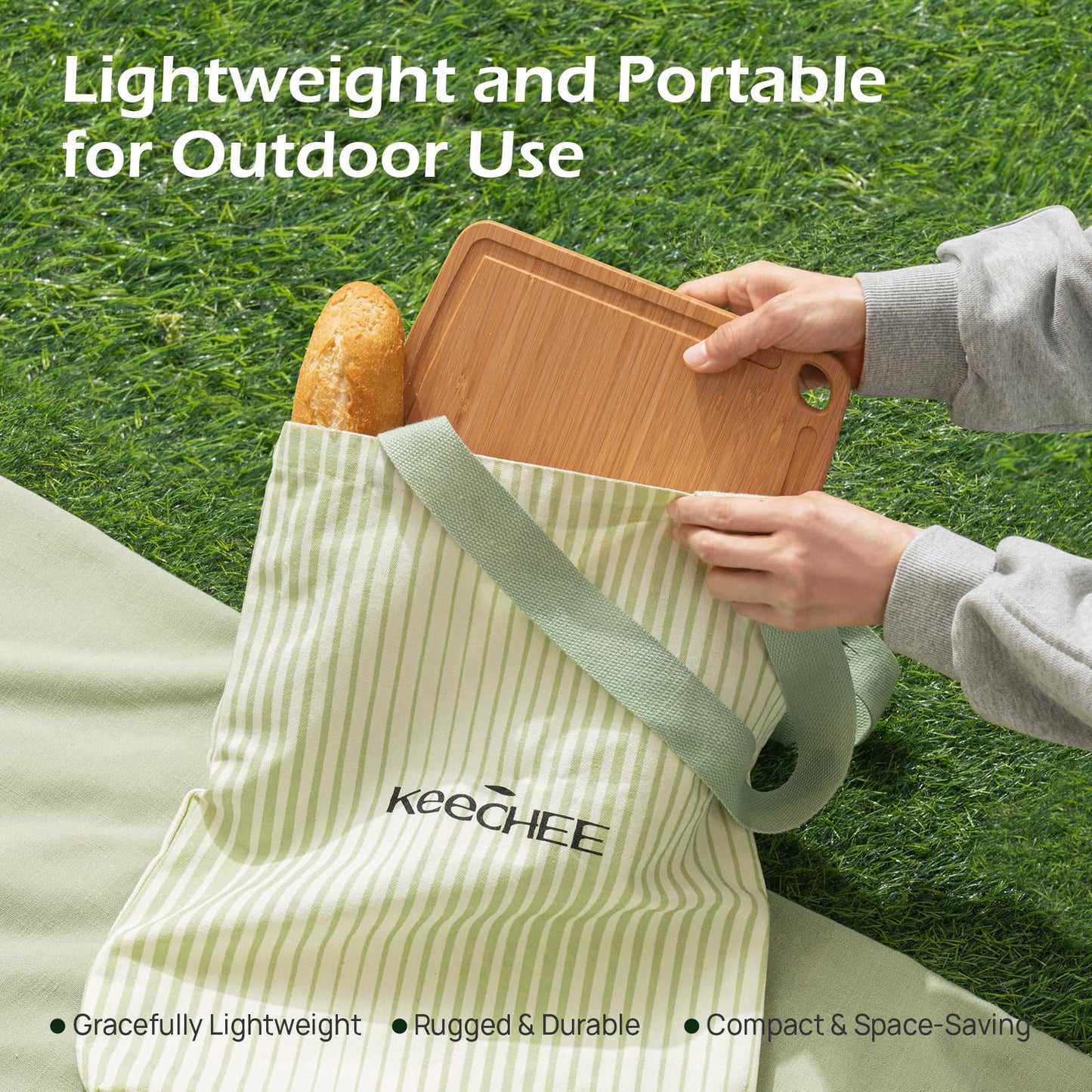 KeeCHEEยฎ Dishwasher Safe Bamboo Cutting Boards