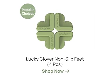 Luck Clover Non-Slip Feet