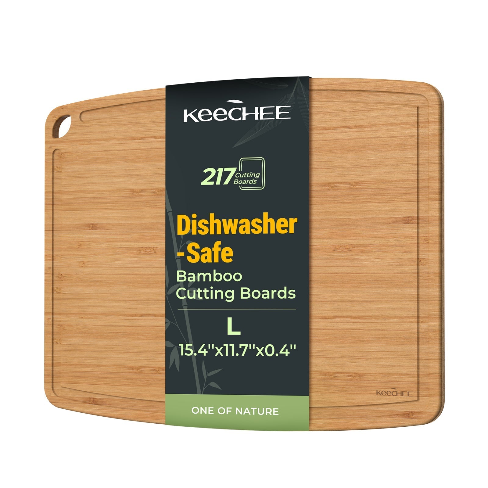 KeeCHEE® Dishwasher Safe Bamboo Cutting Boards – product image