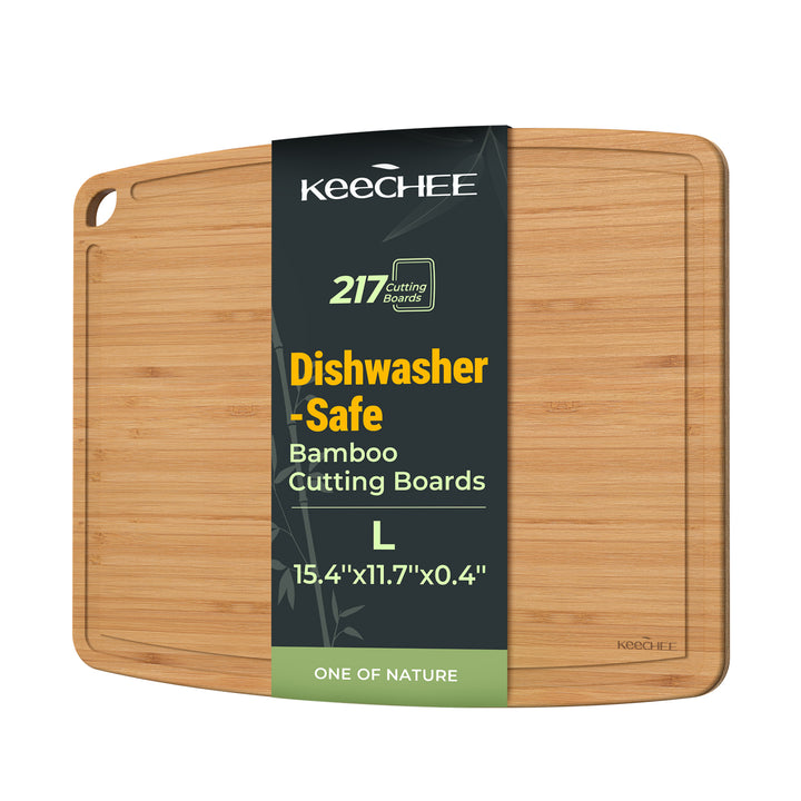 KeeCHEE® Dishwasher Safe Bamboo Cutting Boards