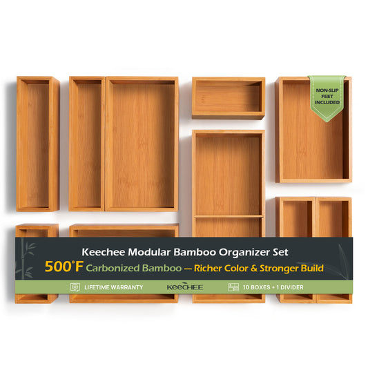 KeeCHEE® 10-Piece Drawer Organizer Set