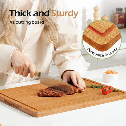 KeeCHEE® Extra Large Bamboo Cutting Board
