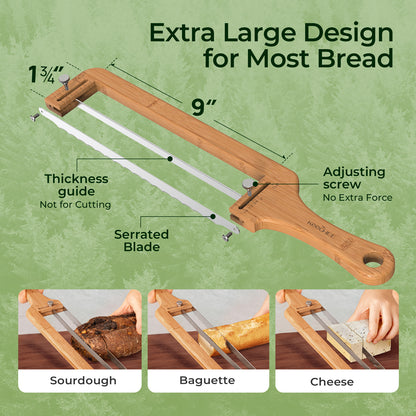 KeeCHEE® verstellbarer Brotschneider für hausgemachtes Brot