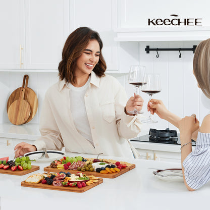 KeeCHEE® 3-Pcs Bamboo Cutting Board