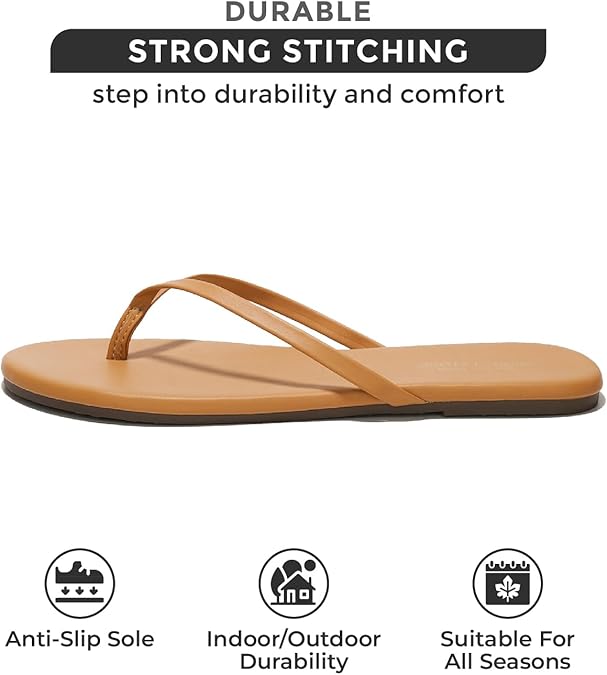 Foam Flats Summer Sandals for Women Vegan Leather Lightweight Beach Slides