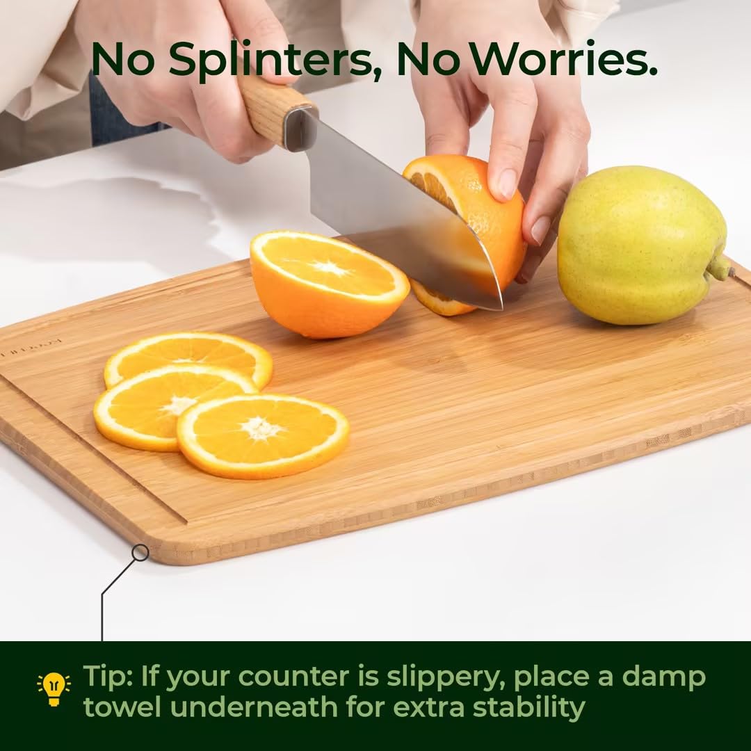 KeeCHEE® Dishwasher Safe Bamboo Cutting Boards