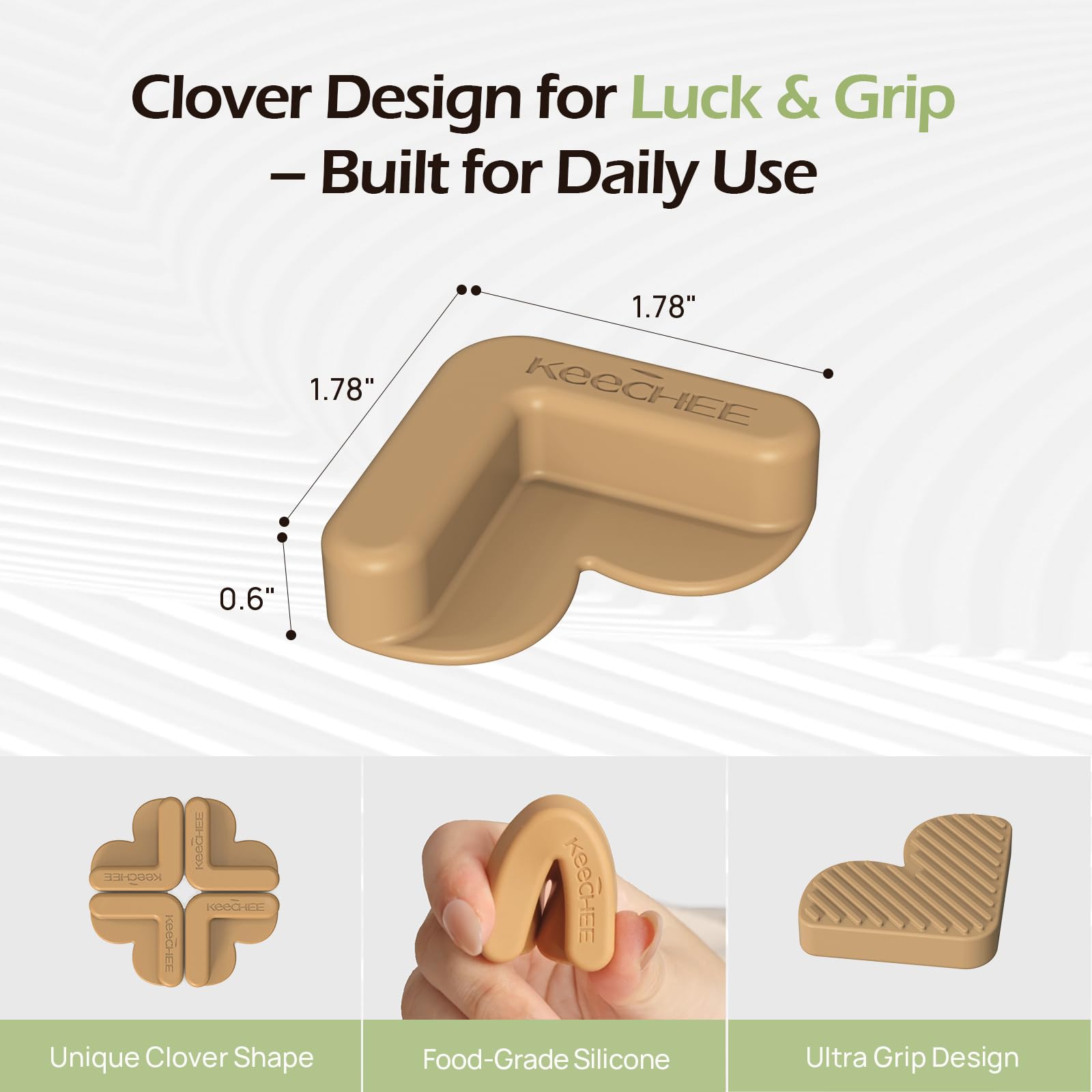 KeeCHEE® Silikon-Anti-Rutsch-Füße für Schneidebrett