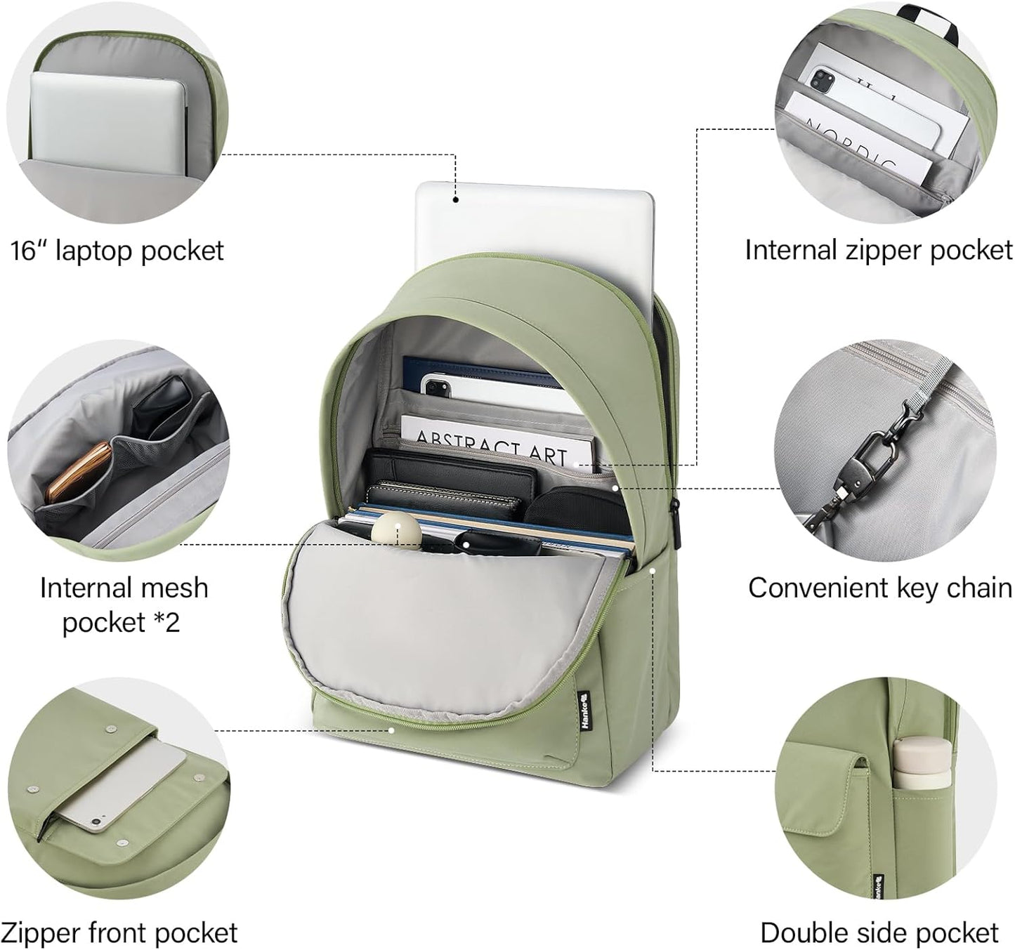 Travel Backpack for Women & Men, Lightweight Carry On Backpack
