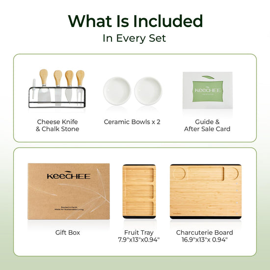 KeeCHEE® Charcuterie Boards Gift Set
