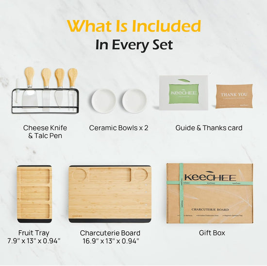KeeCHEE® Charcuterie Boards Gift Set