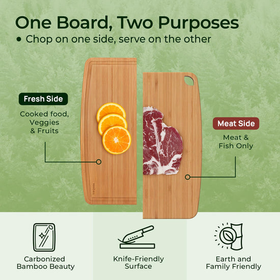 KeeCHEE® Dishwasher Safe Bamboo Cutting Boards