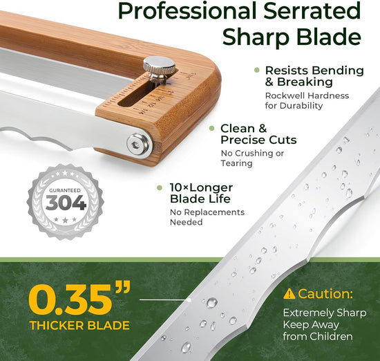 KeeCHEE® Adjustable Bread Slicer for Homemade Bread