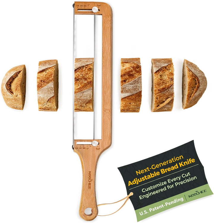 KeeCHEE® Adjustable Bread Slicer for Homemade Bread