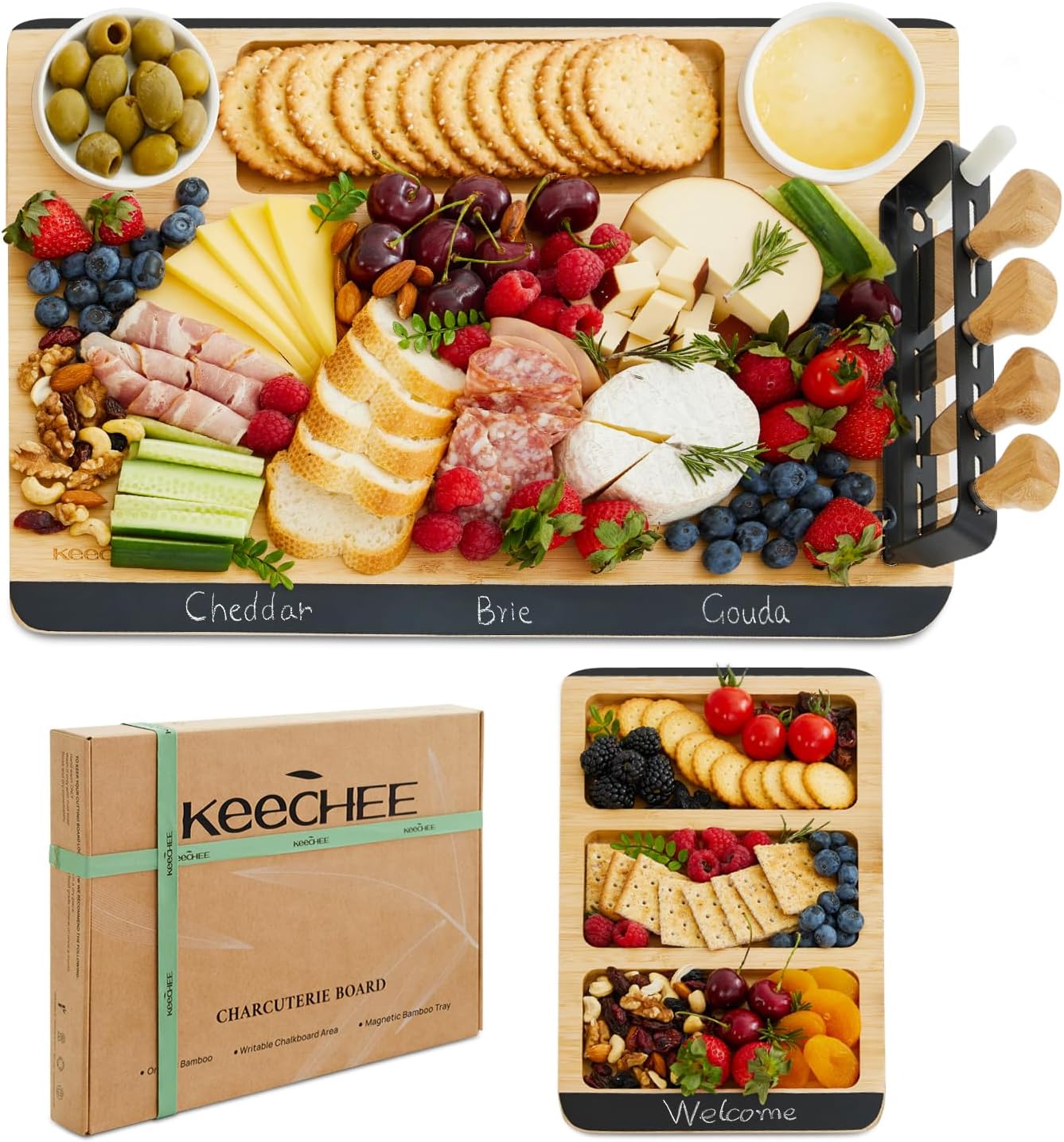 KeeCHEE® Charcuterie Boards Gift Set