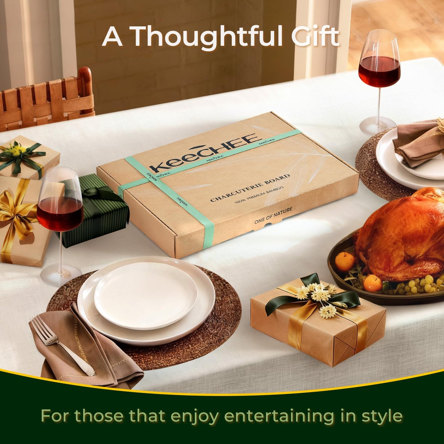 KeeCHEE® Charcuterie Boards Gift Set