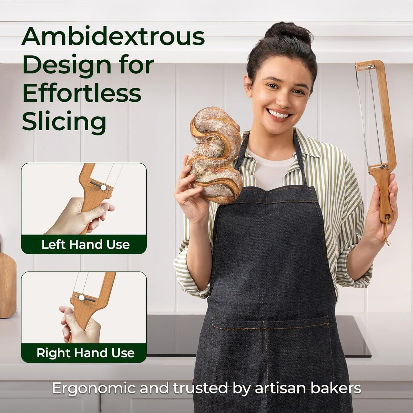 KeeCHEE® Adjustable Bread Slicer for Homemade Bread