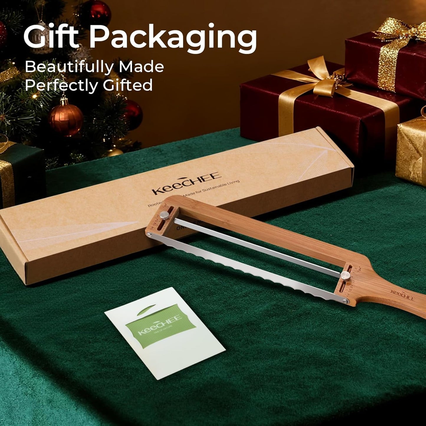 KeeCHEE® Adjustable Bread Slicer for Homemade Bread