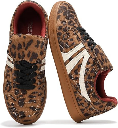 Women Footwear Lace Up Fashion Sneakers - Non-Slip Comfortable Trendy Shoes (Madrid)