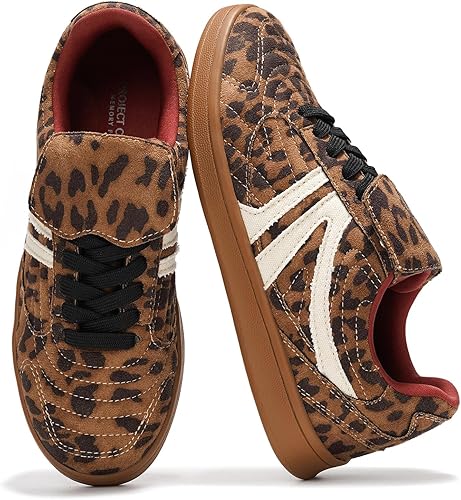Women Footwear Lace Up Fashion Sneakers - Non-Slip Comfortable Trendy Shoes (Madrid)