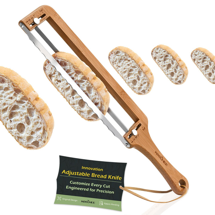 KeeCHEE® verstellbarer Brotschneider für hausgemachtes Brot