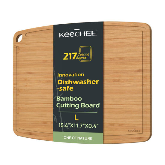 KeeCHEE® Dishwasher Safe Bamboo Cutting Boards